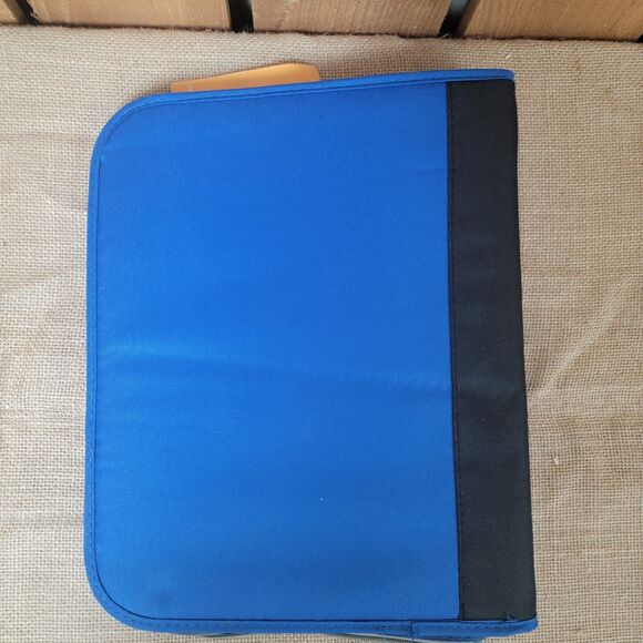 PRO Platinum Zipper Binder Interior Expanding File 1.5 Inch Blue Black - Picture 5 of 5